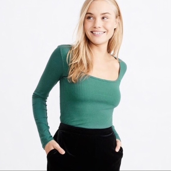 Abercrombie & Fitch Tops - NWT Abercrombie & Fitch Green Scoop Neck Top XS & Small Available